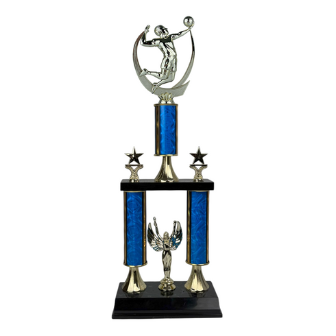 Trofeo de Tubo con Figura Serie 50