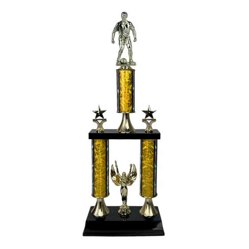 Trofeo de Tubo con Figura Serie 50