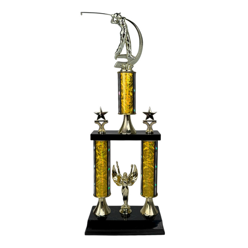 Trofeo de Tubo con Figura Serie 50 de Golf