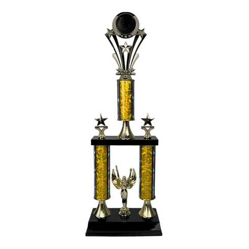 Trofeo de Tubo con Figura Serie 50