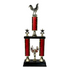 Trofeo de Tubo con Figura Serie 50 de Gallo