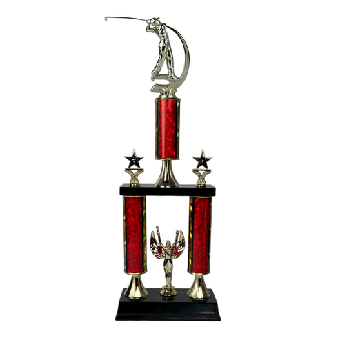 Trofeo de Tubo con Figura Serie 50 de Golf