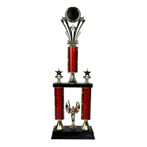 Trofeo de Tubo con Figura Serie 50