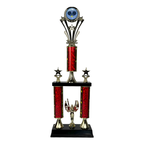 Trofeo de Tubo con Figura Serie 50 de Padel