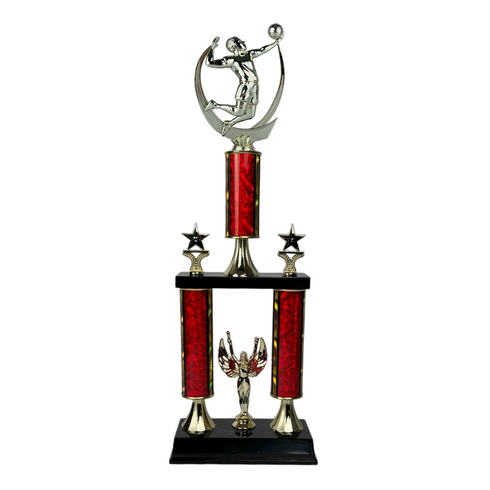 Trofeo de Tubo con Figura Serie 50