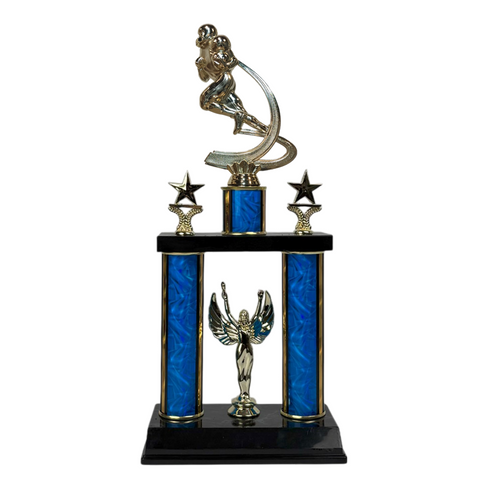 Trofeo de Tubo con Figura Serie 50 de Futbol Americano