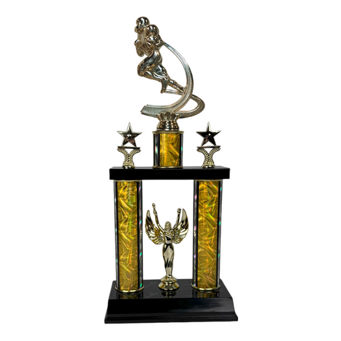 Trofeo de Tubo con Figura Serie 50 de Futbol Americano