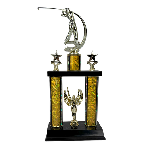 Trofeo de Tubo con Figura Serie 50 de Golf