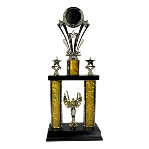 Trofeo de Tubo con Figura Serie 50