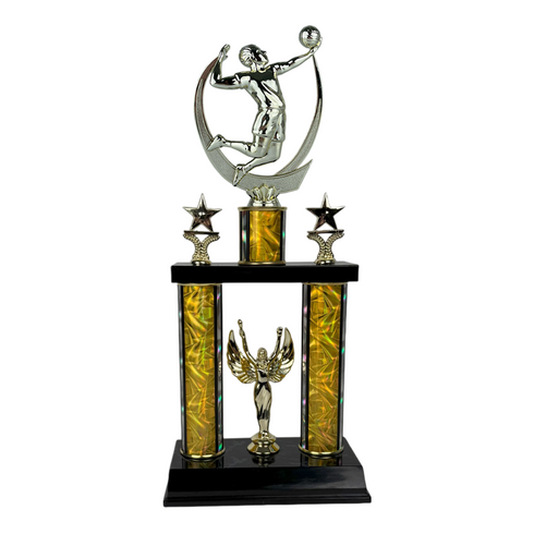 Trofeo de Tubo con Figura Serie 50