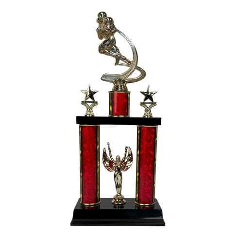 Trofeo de Tubo con Figura Serie 50 de Futbol Americano