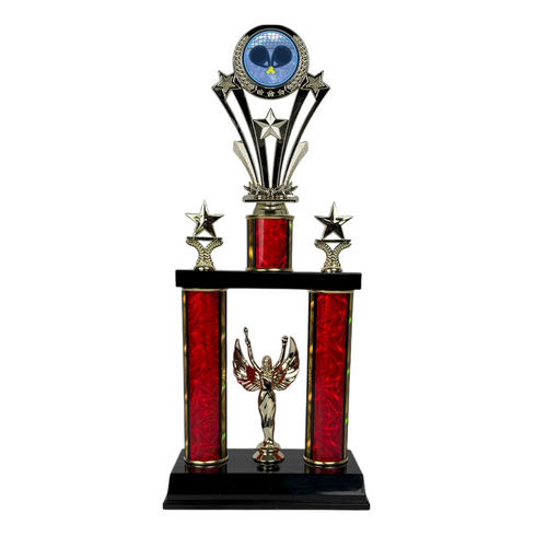 Trofeo de Tubo con Figura Serie 50 de Padel