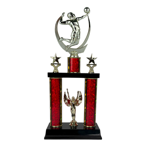 Trofeo de Tubo con Figura Serie 50