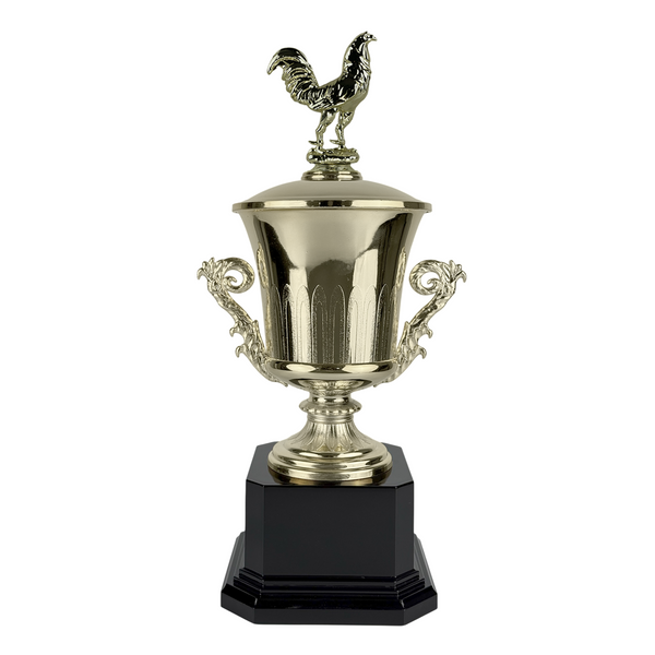 Trofeo de Copa con Figura Serie J de Gallo