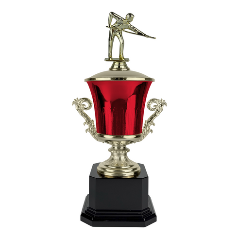 Trofeo de Copa con Figura Serie J de Billar