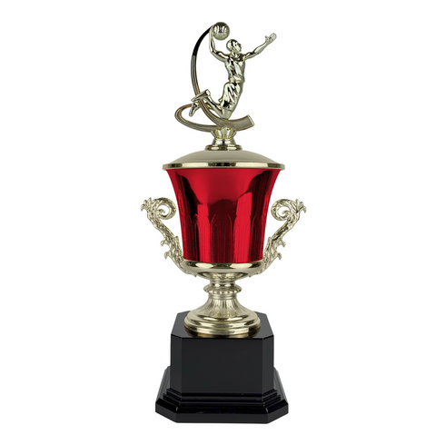 Trofeo de Copa con Figura Serie J de Baloncesto