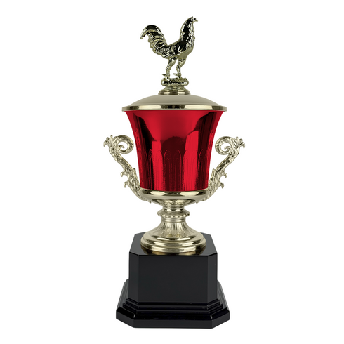 Trofeo de Copa con Figura Serie J de Gallo