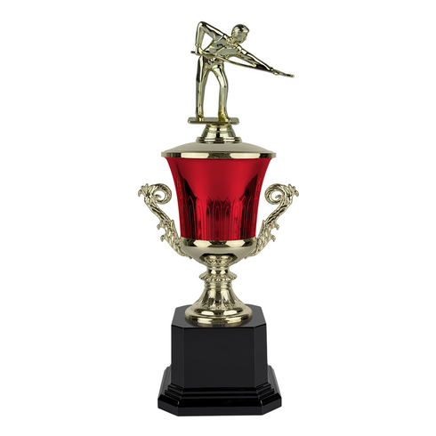 Trofeo de Copa con Figura Serie J de Billar