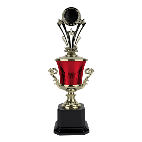 Trofeo de Copa con Figura Serie J de Estrella Holder