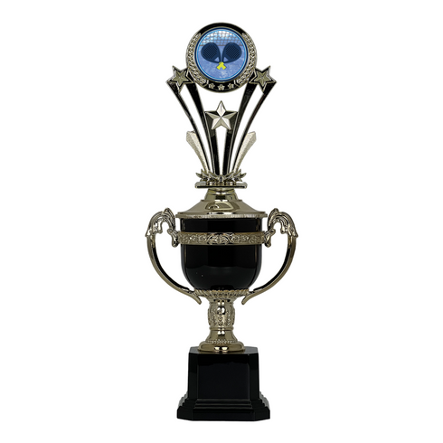 Trofeo de Copa con Figura Serie PC de Padel