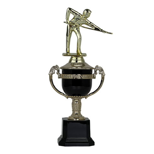 Trofeo de Copa con Figura Serie PC de Billar