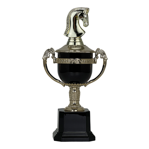 Trofeo de Copa con Figura Serie PC de Ajedrez