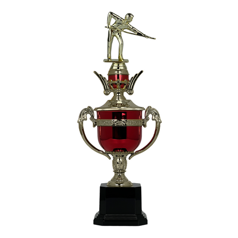 Trofeo de Copa con Figura Serie PC de Billar
