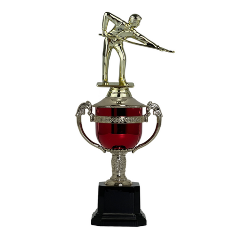 Trofeo de Copa con Figura Serie PC de Billar