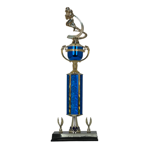 Trofeo de Tubo con Figura Serie 442