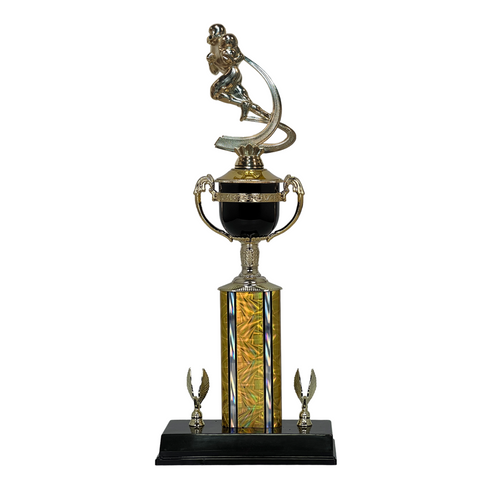 Trofeo de Tubo con Figura Serie 442