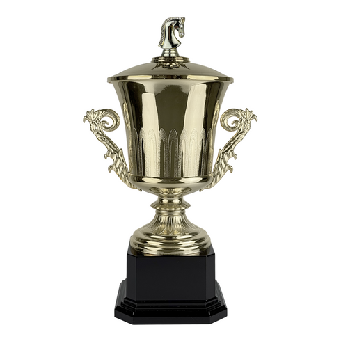 Trofeo de Copa con Figura Serie J de Ajedrez