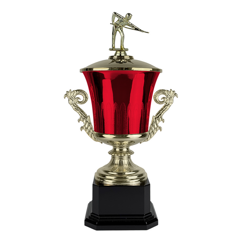 Trofeo de Copa con Figura Serie J de Billar