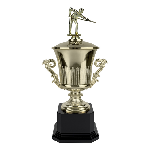 Trofeo de Copa con Figura Serie J de Billar