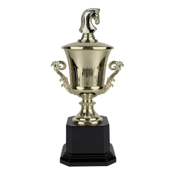Trofeo de Copa con Figura Serie J de Ajedrez