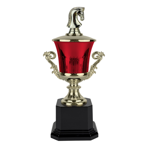 Trofeo de Copa con Figura Serie J de Ajedrez