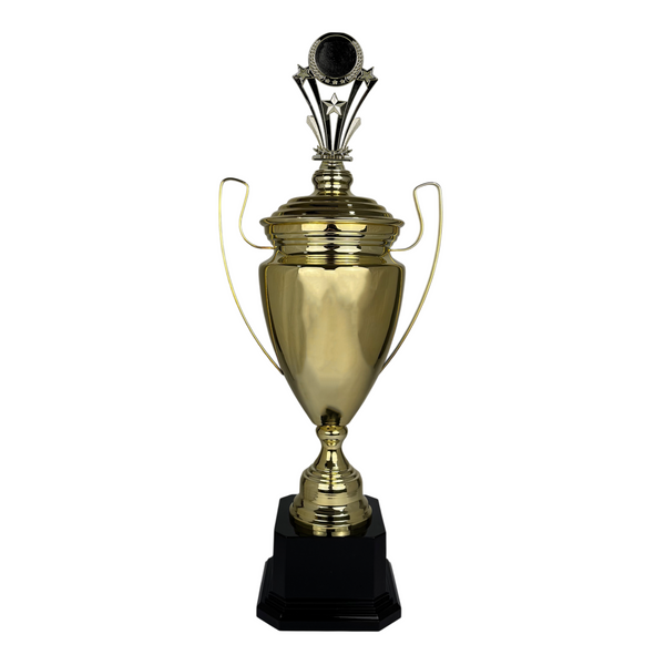 Trofeo de Copa de Metal con Figura Serie M1 de Estrella Holder