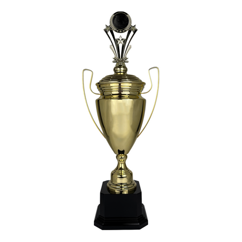 Trofeo de Copa de Metal con Figura Serie M1 de Estrella Holder