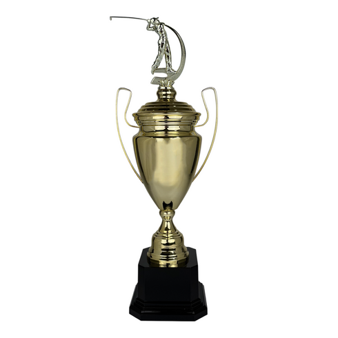 Trofeo de Copa de Metal con Figura Serie M1 de Golf