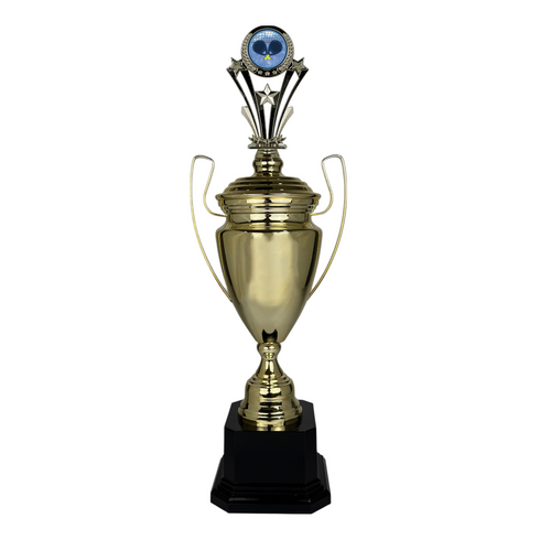Trofeo de Copa de Metal con Figura Serie M1