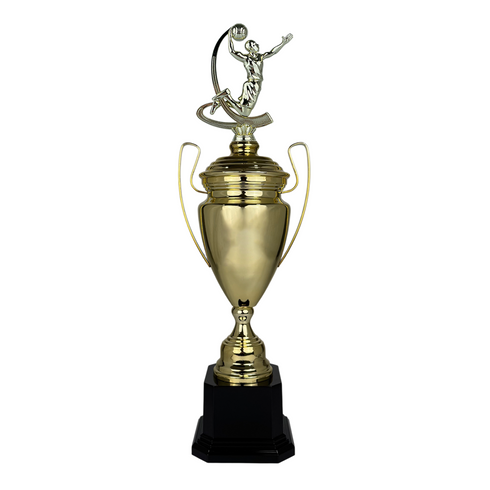 Trofeo de Copa de Metal con Figura Serie M1 de Baloncesto