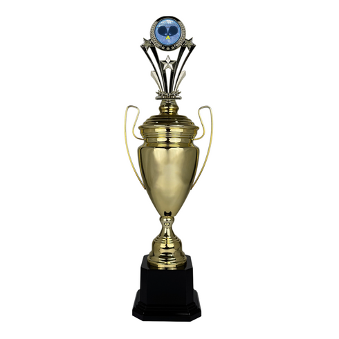 Trofeo de Copa de Metal con Figura Serie M1