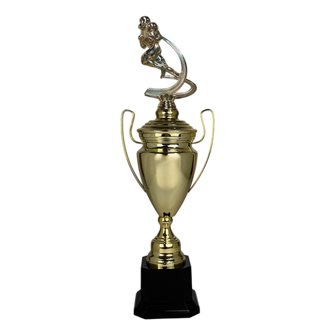 Trofeo de Copa de Metal con Figura Serie M1 de Futbol Americano