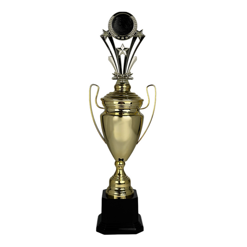 Trofeo de Copa de Metal con Figura Serie M1 de Estrella Holder