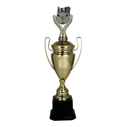 Trofeo de Copa de Metal con Figura Serie M1 de Carro