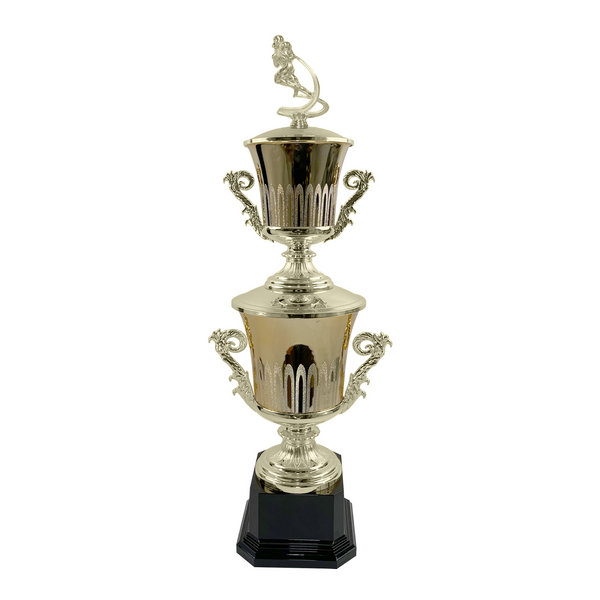 Trofeo de Copa con Figura Serie J2 de Futbol Americano