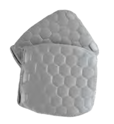 Hex Knee Pad Inserts - Gray