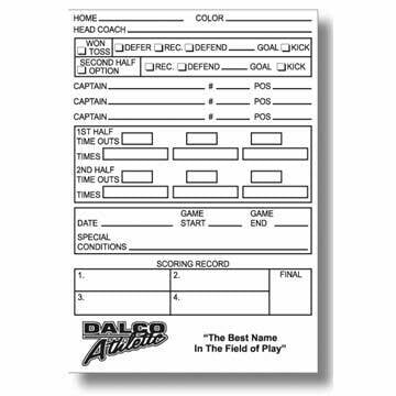 Football Officials Game cards