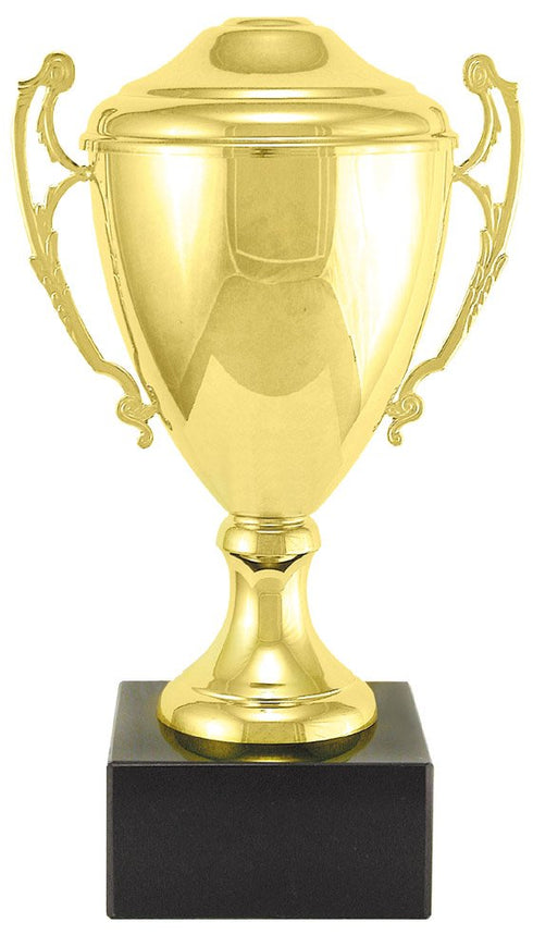 Copa Italiana de Metal Dorada con Base de Mármol DA01
