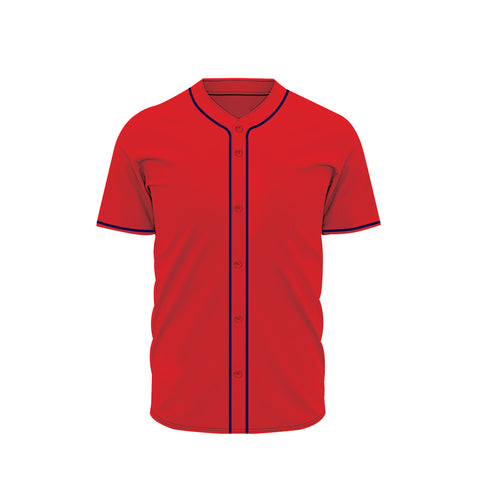 Camisa de Béisbol de Botones E563