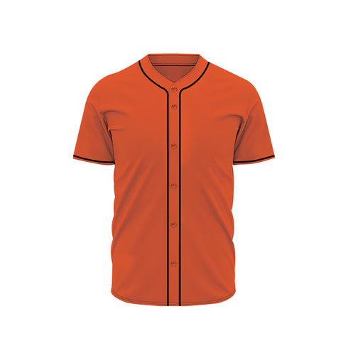 Camisa de Béisbol de Botones E563